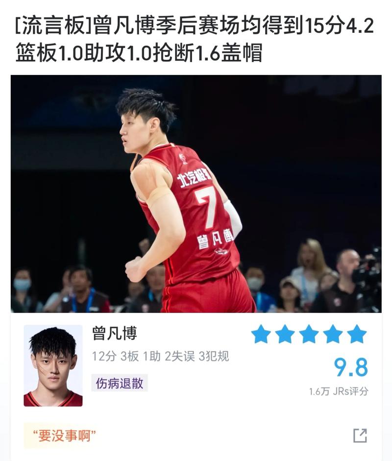媒体人谈曾凡博:从G联赛打回NBA并非全无机会 只是这条路更艰难
